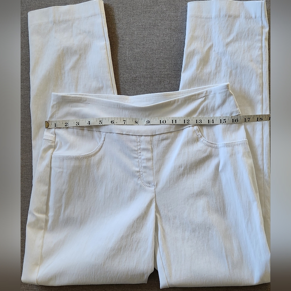 Ruby Rd White Stretch Pants - Picture 4 of 14